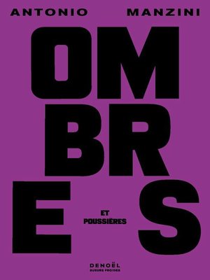 cover image of Ombres et poussières